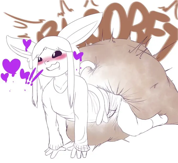 Image blush,female,long_hair,long_sleeves,furry,ear,anthro,looking_pleasured,4_fingers,onomatopoeia,diaper,messy_diaper,scat,white_pupils,feces,soiling,intentional_soiling,hyper_feces,hyper_scat,hypermess,blort,sinningsneasel