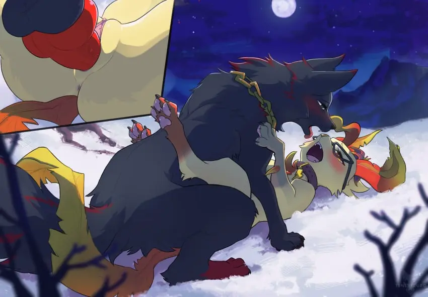 Image female,hi_res,eeveelution,male,penis,pokemon,pokemon_(species),pussy,tail,tongue_out,tongue,sex,duo,erection,sky,eyewear,glasses,male/female,anus,red_penis,vaginal_penetration,penis_in_pussy,nintendo,penetration,full_moon,moon,night,collar,leafeon,canid,canine,canis,fur,genitals,grey_body,grey_fur,mammal,wolf,looking_at_another,eye_contact,female_penetrated,male_penetrating,outside,male_penetrating_female,penile,animal_genitalia,animal_penis,canine_genitalia,canine_penis,knot,generation_4_pokemon,feral,penile_penetration,feral_on_feral,feral_penetrating,snow,winter,feral_penetrated,leaf,feral_penetrating_feral,chain_collar,leaf_tail,tenebscuro,on_snow