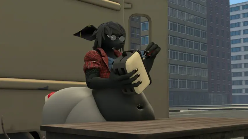 Image female,furry,ass,big_ass,bubble_butt,huge_ass,thick_thighs,wide_hips,tagme,rat,queenofthekabuto