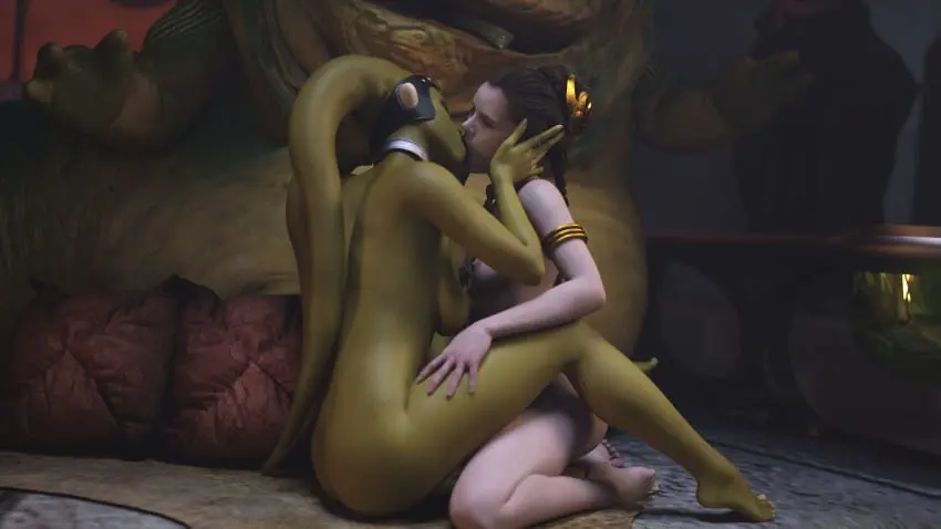 Image breasts,brown_eyes,female,large_breasts,long_hair,2girls,male,multiple_girls,nude,ass,bubble_butt,headwear,nude_female,medium_breasts,green_skin,brown_hair,3d,yuri,submissive_female,kissing,femsub,chain_leash,chained,jabba's_palace,slave_collar,star_wars,braided_hair,maledom,harem,twi'lek,slave,hutt,forced_yuri,slavegirl,multiple_subs,harem_girl,making_out,princess_leia_organa,oola,alexbridger,enslaved_royal,slave_leia,eyes_closedclosed_eyes,nakedjabba_the_hutt