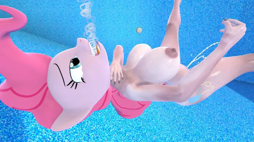 Image big_breasts,breasts,female,solo,cum,3d,friendship_is_magic,my_little_pony,pinkie_pie_(mlp),underwater,drowning,daemont92,air_bubbles,alternate_angle