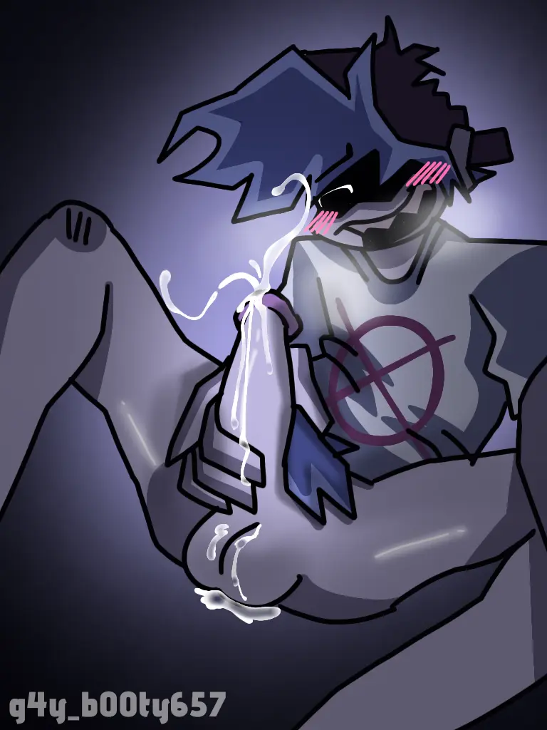 Image 1boy,blue_hair,cum_drip,male,tagme,gay,masturbation,cumming,blush_lines,friday_night_funkin,friday_night_funkin_mod,hit_single_(fnf_mod),silly_billy,yourself_(divide),g4y_b00ty657