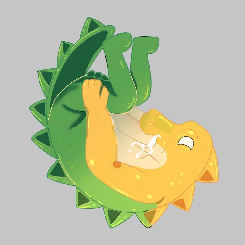 Image clothing,solo,1boy,cum,male,nude,penis,tail,background,hat,humanoid,headwear,male_only,headgear,balls,anthro,naked,ejaculation,gay,orgasm,genitals,reptile,scalie,creature,autofellatio,pupils,crocodilian,food,the_amazing_digital_circus,candy,dessert,alligatorid,alligator,gummigoo_(the_amazing_digital_circus),cowboy,genitalia,living,straw,gummy