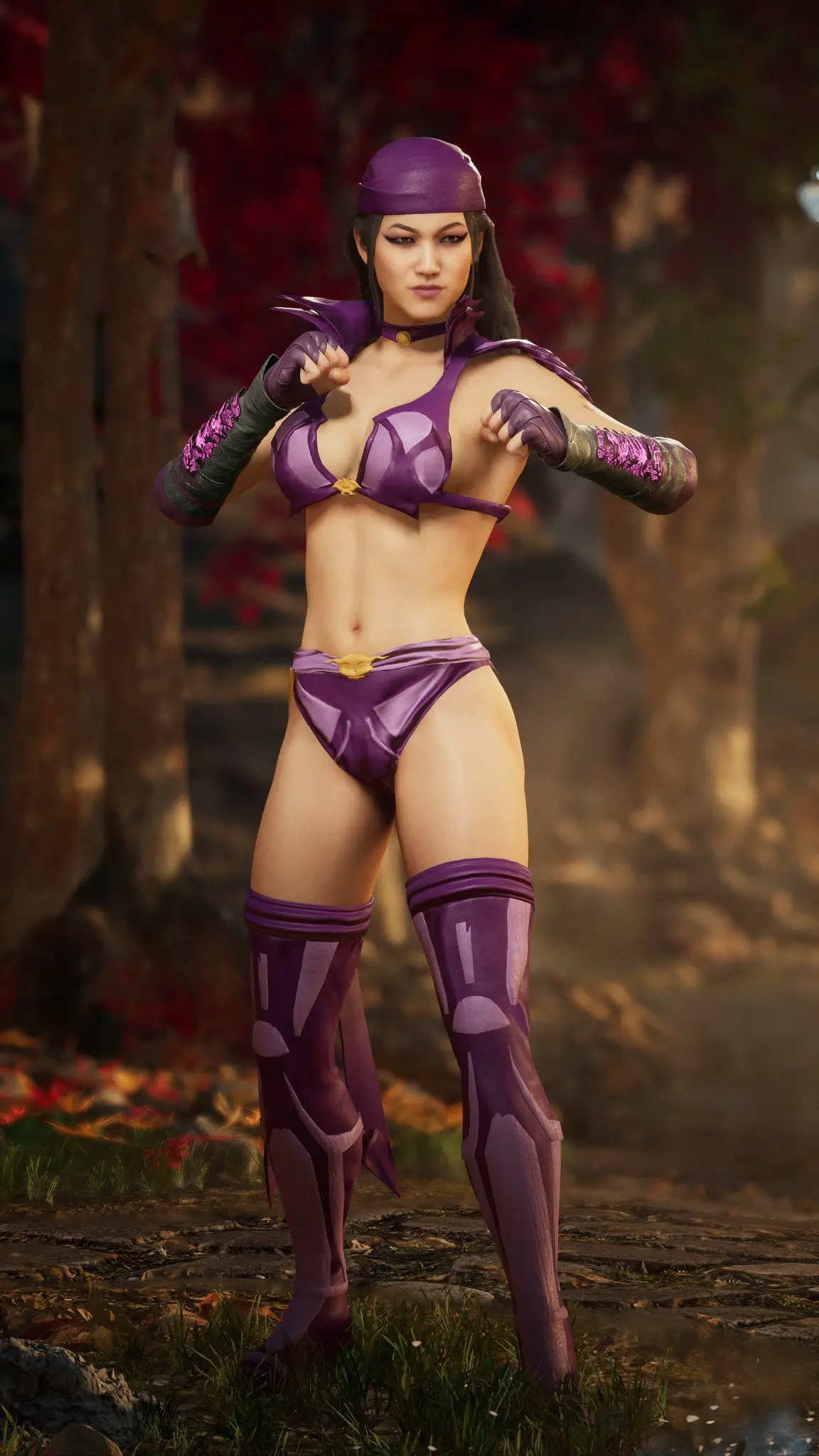 Image 1girls,female,female_only,black_hair,female_focus,tan_skin,tan-skinned_female,tan_body,female_human,mortal_kombat,mortal_kombat_1_(2023),netherrealm_studios,outworld,fighter,mortal_kombat:_deception,outworlder,martial_artist,li_mei,haviksluz