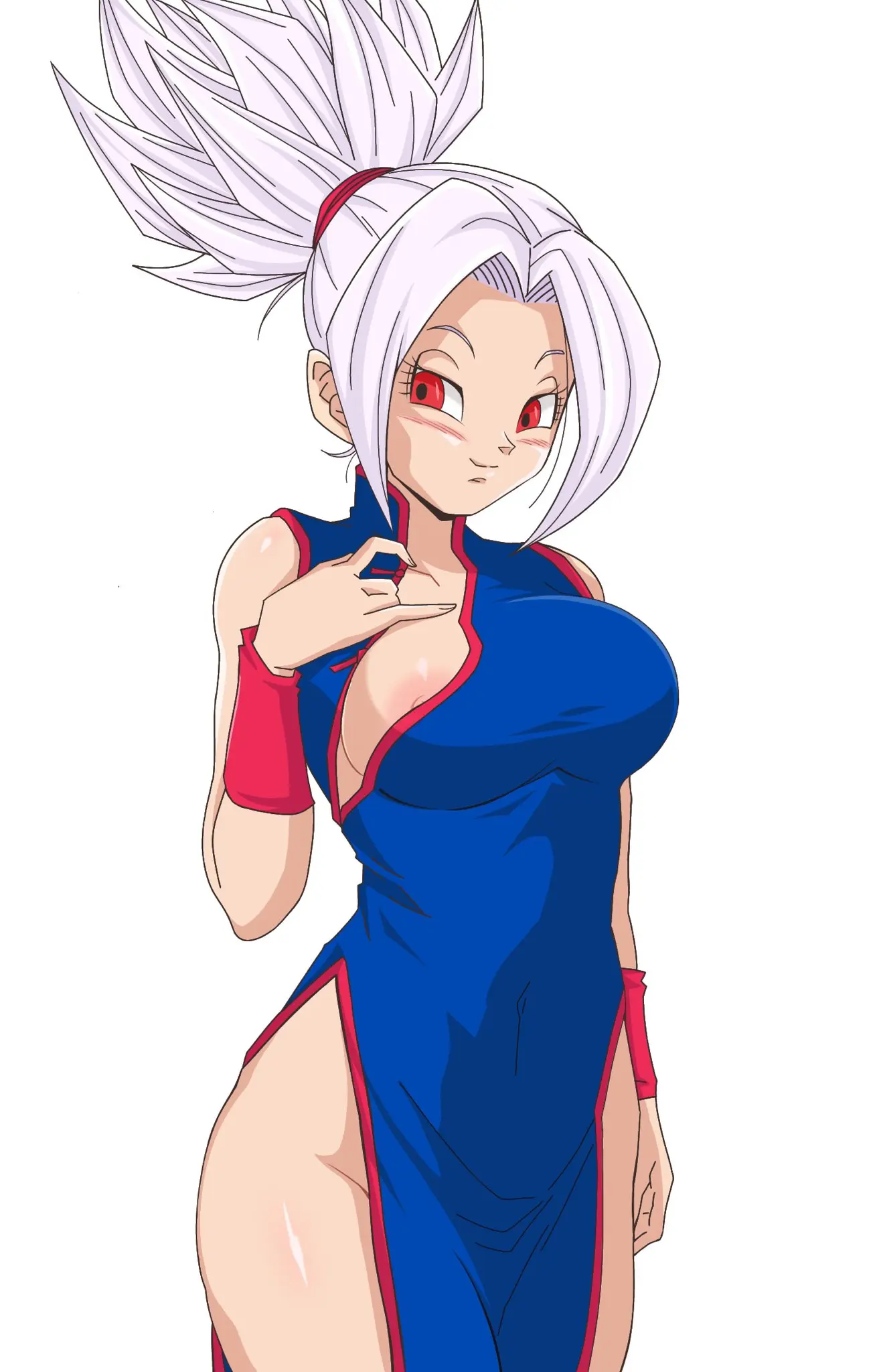 Image female,dragon_ball,dragon_ball_z,commission,dragon_ball_super,chichi,beast,beast_mode,chichi_beast,xenojinshi