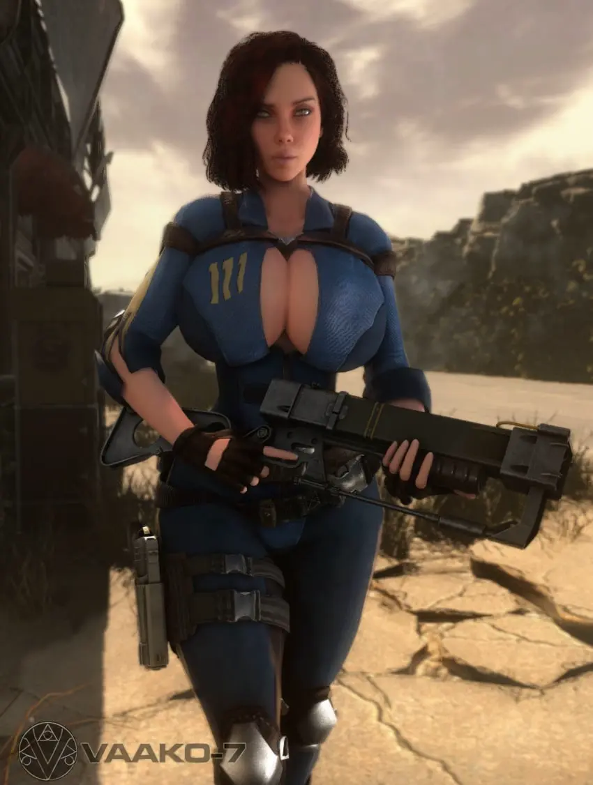 Image 1girls,breasts,brown_eyes,clothed,female,female_only,human,open_clothes,solo,gloves,red_hair,thick_thighs,thighs,wide_hips,watermark,cleavage,clothed_female,solo_female,huge_breasts,breasts_bigger_than_head,breasts_bigger_than_torso,gigantic_breasts,green_eyes,3d,hourglass_figure,slim_waist,holding_object,alternate_breast_size,3d_(artwork),bodysuit,fingerless_gloves,holding_weapon,weapon,marvel,marvel_comics,marvel_cinematic_universe,bethesda_softworks,fallout,gun,human_female,holding_gun,vault_suit,black_widow_(marvel),natasha_romanoff,scarlett_johansson,vaako,open_bodysuit
