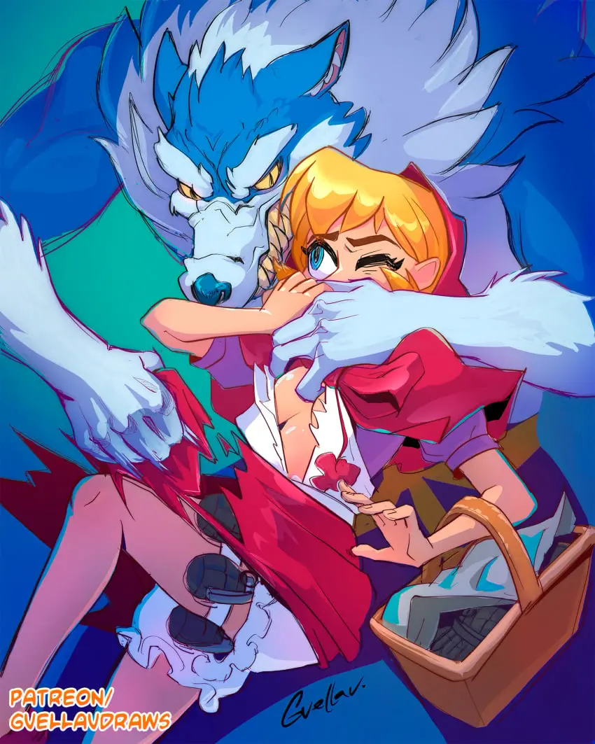 Image 1girls,female,1boy,male,furry,size_difference,fur,werewolf,darkstalkers,imminent_sex,imminent_rape,red_riding_hood,gvellav,little_red_riding_hood,jon_talbain,b.b._hood,baby_bonnie_hood,bulleta
