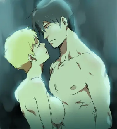 Image breasts,female,short_hair,blonde_hair,shower,ichan,carl_nadez_(ignition_crisis)