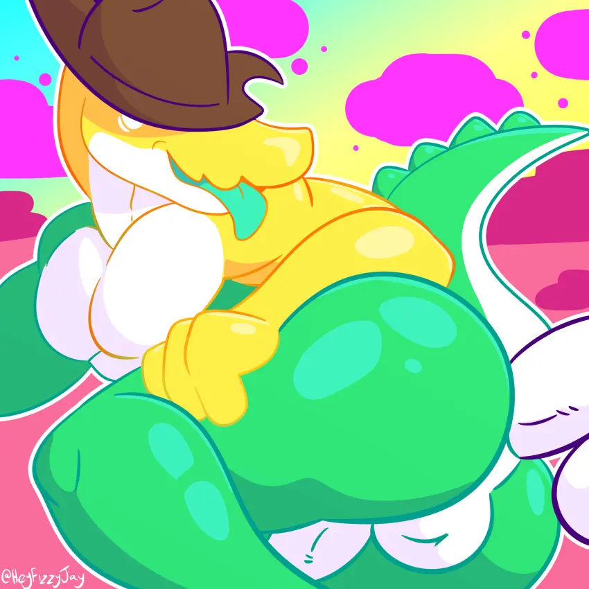 Image clothing,hi_res,male,nude,penis,ass,hat,sex,duo,erection,headwear,muscular,muscular_male,anal,anal_sex,male/male,male_only,digital_media_(artwork),headgear,solo_focus,balls,anthro,penetration,genitals,mammal,pecs,male_penetrating,reptile,scalie,male_penetrated,male_penetrating_male,crocodilian,food,the_amazing_digital_circus,food_creature,candy,dessert,glitch_productions,alligatorid,alligator,gummigoo_(the_amazing_digital_circus),gummy_(food),living_candy,gummy_creature,fizzyjay