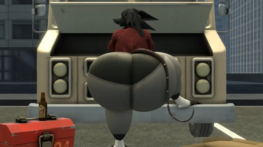 Image female,sweat,furry,ass,big_ass,bubble_butt,huge_ass,thick_thighs,wide_hips,tagme,kingofthekabuto,queenofthekabuto