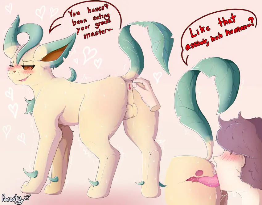 Image human,eeveelution,male,pokemon,tongue,male_only,leafeon,fur,male_focus,feral,x-ray,rimming,zoophilia,internal,eating_ass,rimjob,anilingus,deep_rimming,tongue_fucking,g-spot
