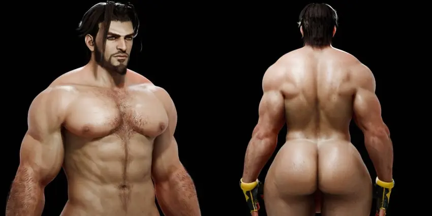 Image brown_eyes,nipples,solo,1boy,male,nude,ass,big_ass,big_butt,bubble_ass,bubble_butt,thick_thighs,muscular,muscular_male,wide_hips,male_only,round_ass,round_butt,naked,brown_hair,3d,chest,partially_clothed,solo_male,butt,beard,muscles,wide_ass,hairy,street_fighter,hairy_chest,masculine,masculine_male,muscular_back,dilf,chest_hair,street_fighter_6,muscular_ass,muscular_chest,himbo,muscle_slut,gaymer93,ggaymer93,pawb,rashid