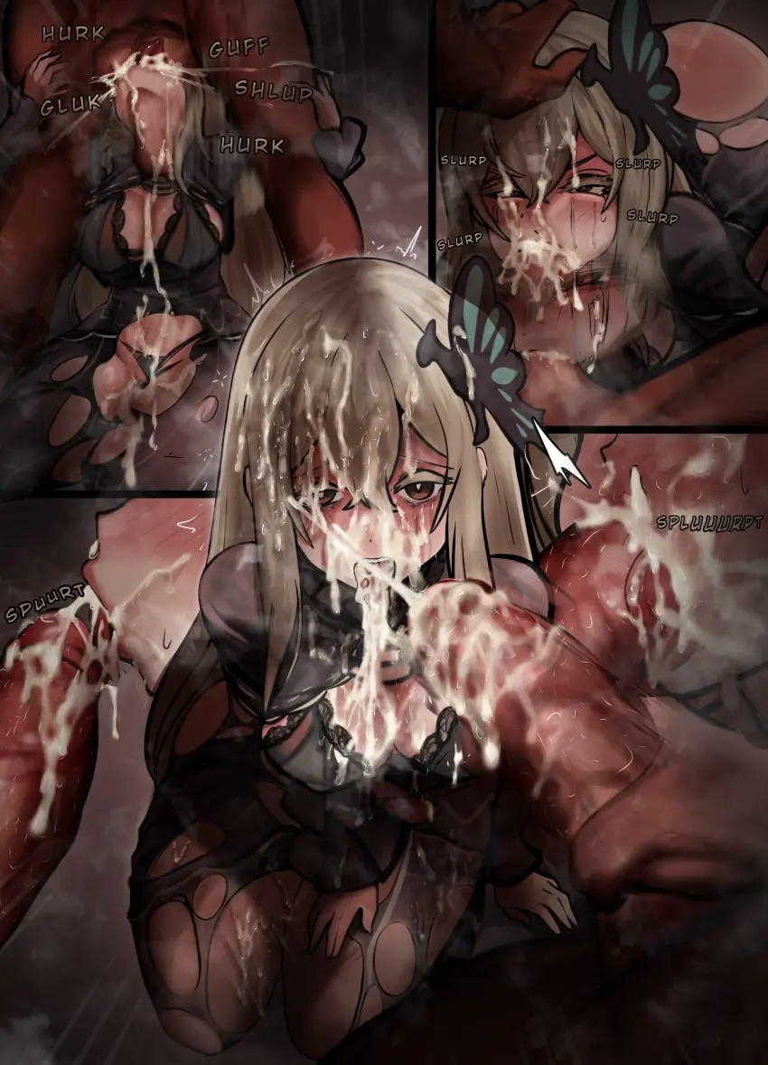 Image breasts,female,highres,absurdres,cum,cum_in_mouth,oral,fellatio,rough_sex,cum_on_breasts,re:zero_kara_hajimeru_isekai_seikatsu,cumdrip,cum_on_body,sound_effects,cum_on_hair,bad_source,shee_cog,echidna_(re:zero)